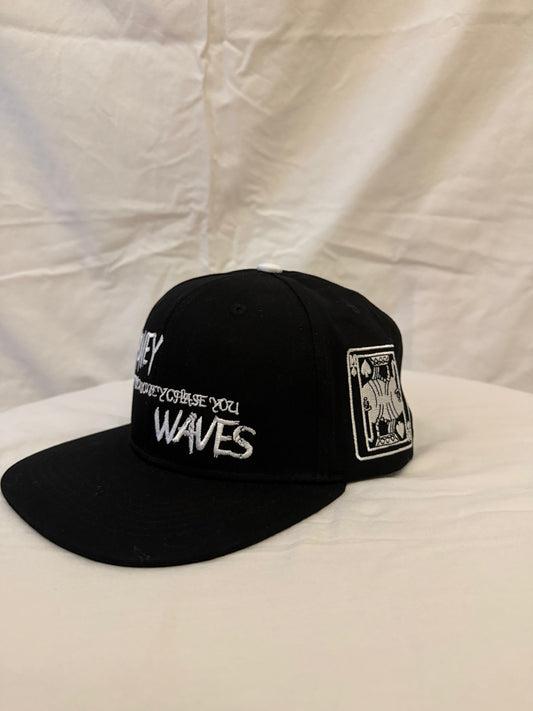 MW Flat Snapback (Black/White)